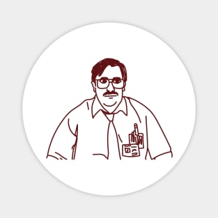 Office Space Milton Meme Magnet